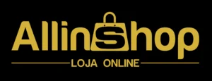 AllinShop - Loja Online Gold Logo Black BG